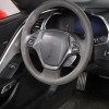 carcartrim-2022 Real Carbon Fiber Steering Wheel Frame Cover For Corvette