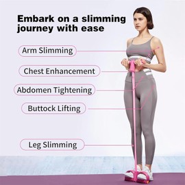 21 bandas de resistencia de fitness, 4 tubos de pedal de pedal – 2023 nueva cuerda elástica para sentarse en las piernas, bandas de ejercicio con asas, bandas de entrenamiento de estiramiento para pesas de brazo, equipo de ejercicio