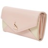 Light Pink F D-LOOP 121962-010-731 Large Capacity, Long Wallet, Stretchable