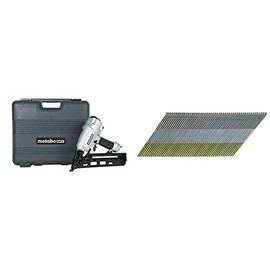 Metabo HPT NT65MA4 Finish Nailer with 2-1/2" x 15 Gauge Finish Nails