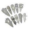 Shimmer y2k handmade nail tips - point (length - part