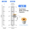 NiHome Acrylic Coffee Pod Capsule Holder for K-Cup Pods, Convenient