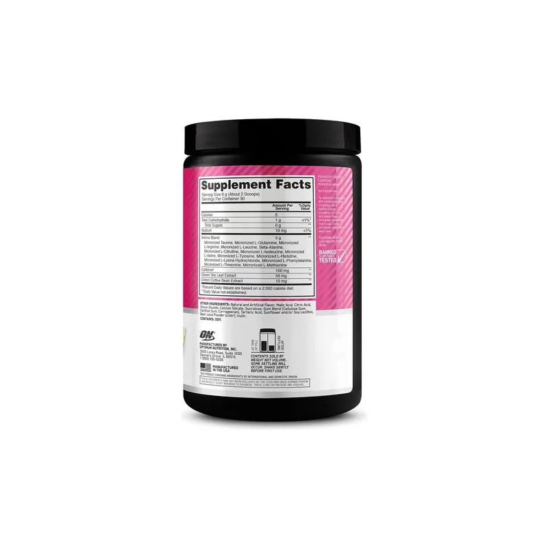 Amino Energy Optimum Nutrition 30 Servicios Sabor Sandia Sandía