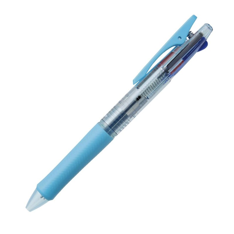 Pilot BKAB40FCSL Tri-Color Ballpoint Pen, Acroball 3, 0.7, Clear Soft