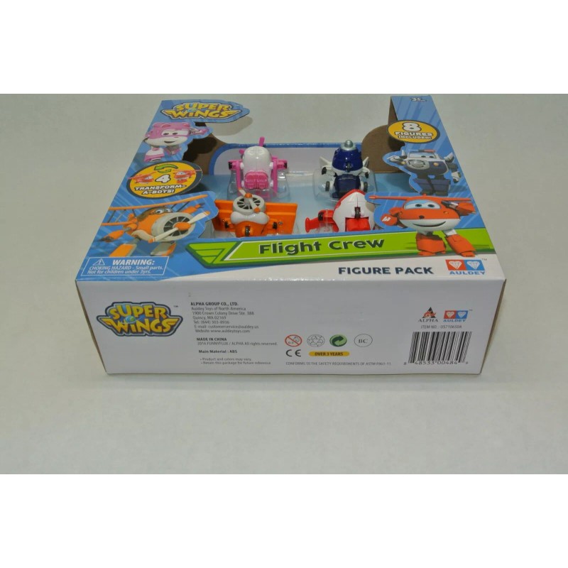 Auldey Super Wings Flight Crew 8 Figure Pack [WHSE_25025-2.