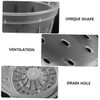 BESPORTBLE 2 Sets of Plastic Root Control Pots Drainage Holes