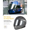 Soman RF-1400 RF 1400 Visors Shield Replacement, CWR-F2 Visor Face