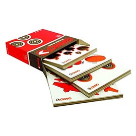 Gamo 6212136 Box with 100 Assorted Targets, Men, Black, One Size