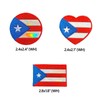 6 Pcs Puerto Rico Flag Embroidered Patch Emblem, Iron On/Sew
