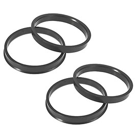 X AUTOHAUX 4pcs Plastic 71.5mm to 78.1mm Car Hub Centric Rings Wheel Bore Center Spacer