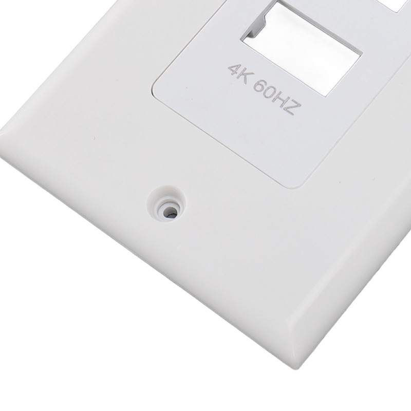 2 Ports HD Multimedia Interface 2.0 Wall Plate 4K 60Hz