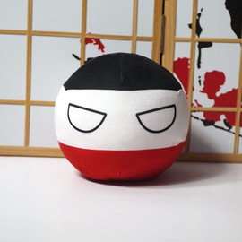 Countryball Plushies Polandball 7.9 inches Plush Toy Country Ball Anime Cosplay Mini Pillow Cushion Key Ring Home Decor (7.9 inches, 12)
