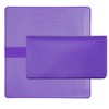 Purple Vinyl Checkbook Cover, Top Tear Personal Vinyl Checkbook Cover