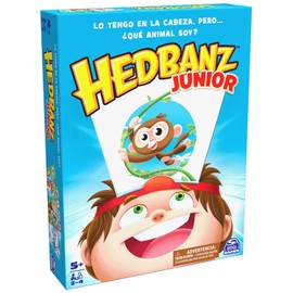 Games Spin Master, Juego de Mesa Hedbanz Junior para niños pequeños