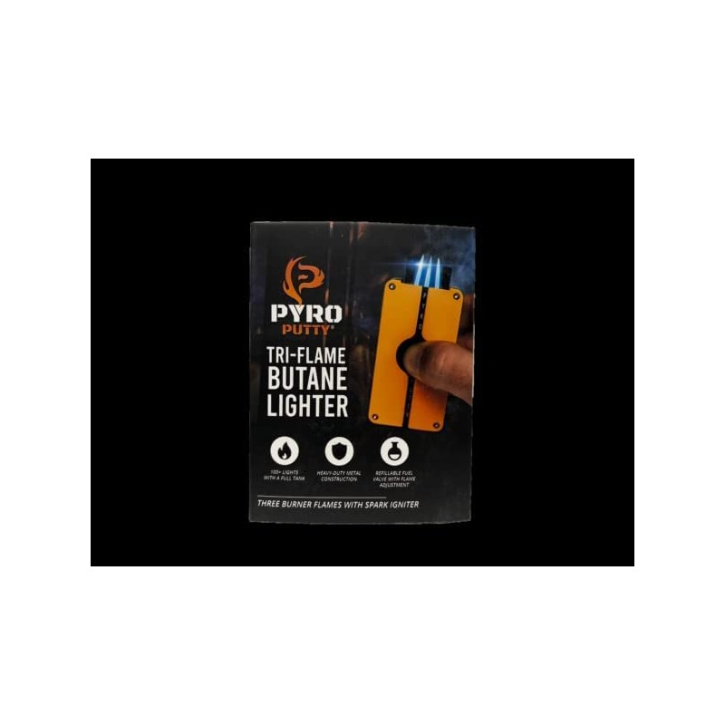 Pyro Putty Tri-Flame Butane Lighter