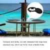 DHinkyoung 2 Set Parasol Hole Rings Plastic Patio Umbrella Table