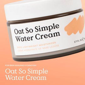 KraveBeauty KraveBeauty Oat So Simple Water Cream, Enriched With Oat & Squalane To Soothe & Lock In Moisture, Everyday Moisturizer, For All Skin Types, Vegan & Cruelty Free, 2.7 fl oz