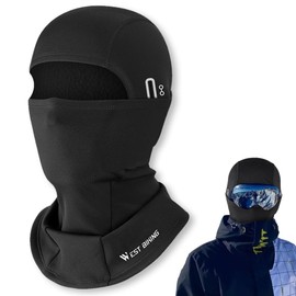 yotutun Balaclava, Face Mask, Winter Face Cover, Warm Ski Mask, Windproof, Waterproof Headgear for Outdoor Sports, Cycling, Skiing, Motorcycle, Bicycle, black