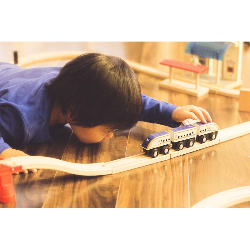 moku TRAIN Short Curved Track Set of 4