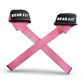 Bear Fit Gewichthebergurte mit Neopren-Kissen, Rosa