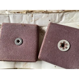 Merit 3 x 3 x 1/2 80 1/4-20 Alum Ox Sqr Pads EDP 08834184336 ***NEW PACK OF 4***