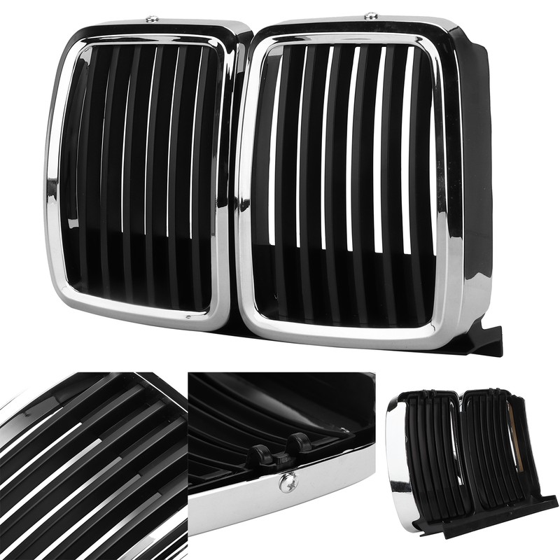 Front Center Grille Grill Chrome 51131884350 Replacement for E30 M3