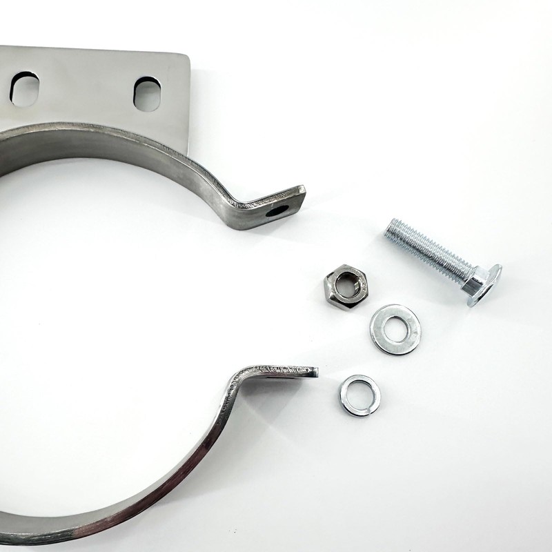 5" Chorme Mount Bracket Clamp for Peterbilt Exhaust Stack 379