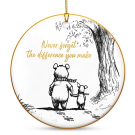 GAUDORA Thank You Gifts for Women Men - Gold-Trimmed Ornaments for Tree - Christmas Birthday Farewell Thank You Teacher Appreciation Gifts for Coworkers Nurse Boss Friend, Retirement Gift for Woman