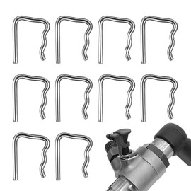 10PCS Rail Injector Leak Off Retaining Clips, Leak Off Pipe Clips, Common Injector Leak Seal Clamp for Ford Peugeot Citroen VW Jaguar, Fuel Pipe Kit for Injector Maintenance and Repair