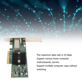 Mnpa19xtr SFP Plus PCIE Card, PCB Material Ruggedized, 10Gb/S PCIE X8 Slot, Supports Multiple PC Copies for PC Chassis and Servers Windows Compatible