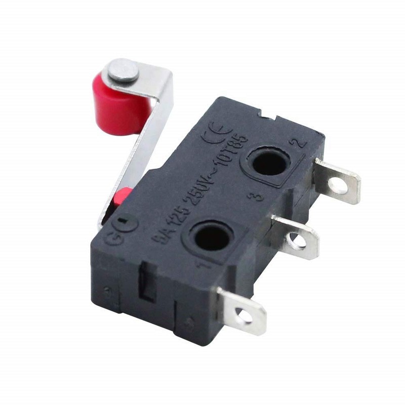HUAZIZ 25 Pieces 250V 5A SPDT 1NO 1NC Momentary Hinge