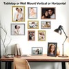 HIKWADERY 8x10 Picture Frame Glitter, Rose Gold Bling 8 by