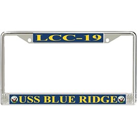 MilitaryBest USS Blue Ridge LCC-19 License Plate Frame