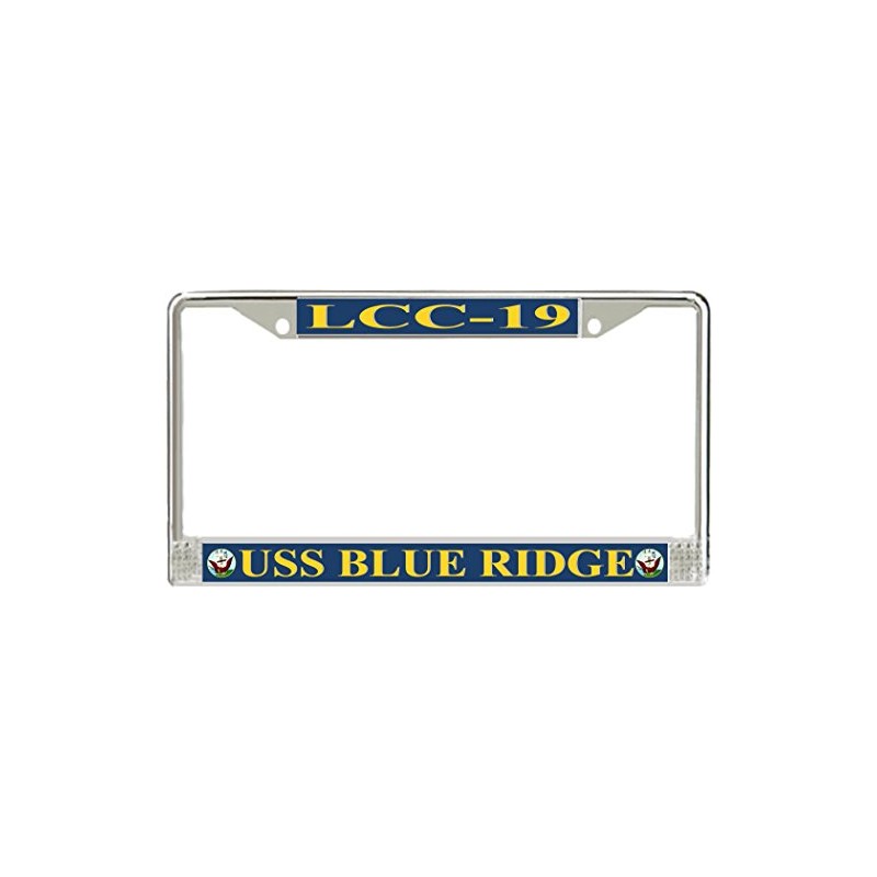 MilitaryBest USS Blue Ridge LCC-19 License Plate Frame