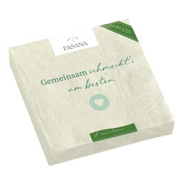 20 Napkins from Sustainable Production Together Tastes Best | Saying | Birthday | Table Decoration | Decoupage | Decoupage | Decoupage | Decoupage | 33 x 33