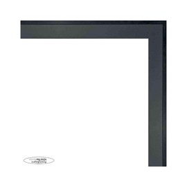 Poster Palooza 13x13 Contemporary Black Wood Shadow Box Square Frame - UV Acrylic, Acid Free Backing, & Hanging Hardware Included!