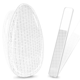 ShuaWdk (2025 Version) Heel Shaving, Exfoliating Soles, Exfoliating Exfoliating Care, Nano Glass Heel File, Gentle and Firm! Whole Wash Cuticle Care with Case (B)