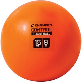 Champro Control Flight Ball, 15 oz, 4 Pack, Orange (CBB92)