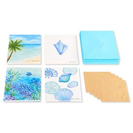 Papyrus Tarjetas en blanco con sobres, diseñadas por Bella Pilar, Into the Blue (20 unidades)