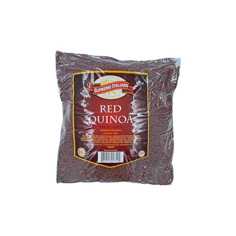 Supremo Italiano Prewashed Red Quinoa | Gluten Free | 10