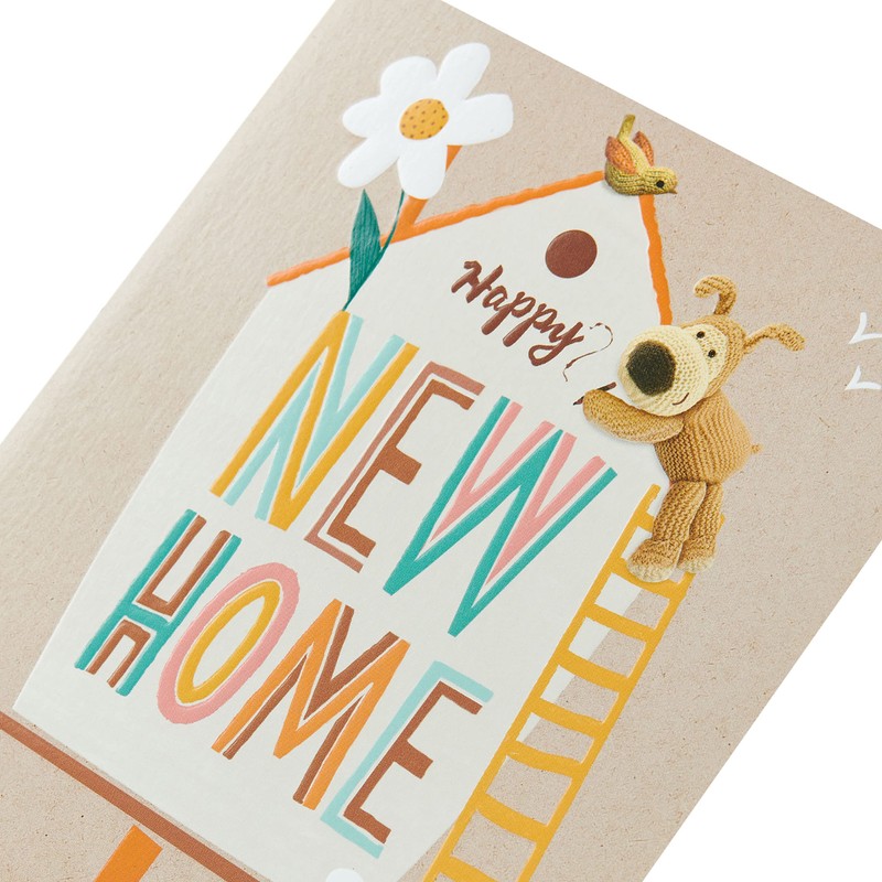 Boofle Happy New Home Greetings Card - Cute Congratulations with