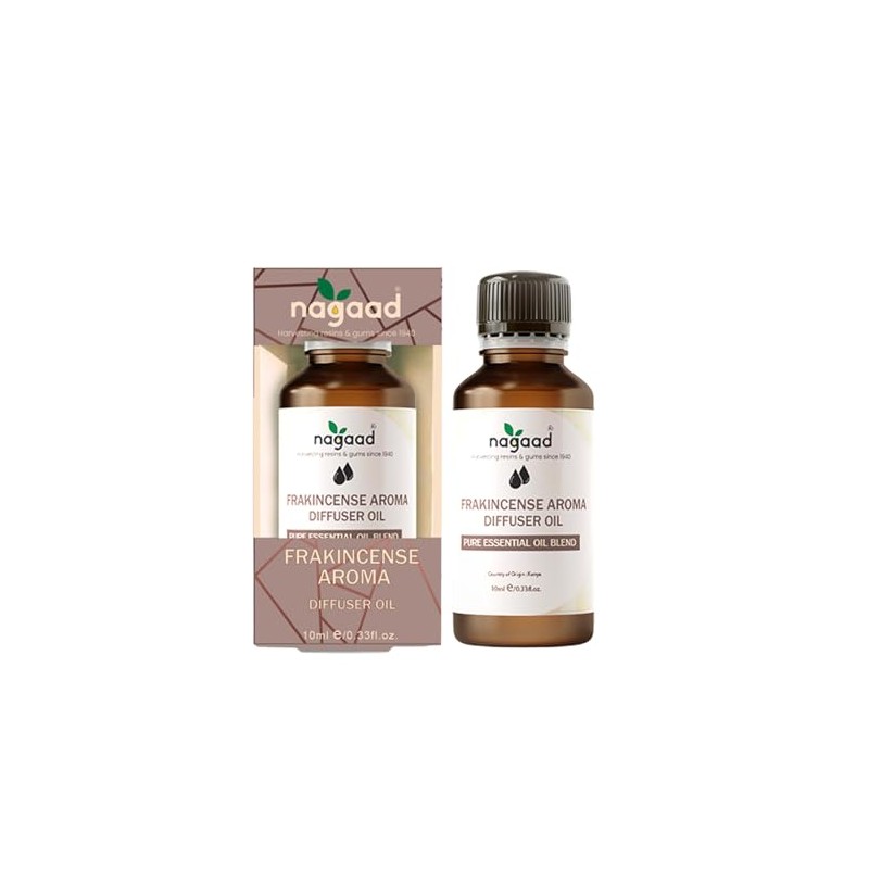 Nagaad Frankincense Aroma Diffuser Essential Oil - 100% Organic Boswellia