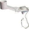 LASCO 04-1541 Coast Style Counter Balance Toilet Flapper with Stainless