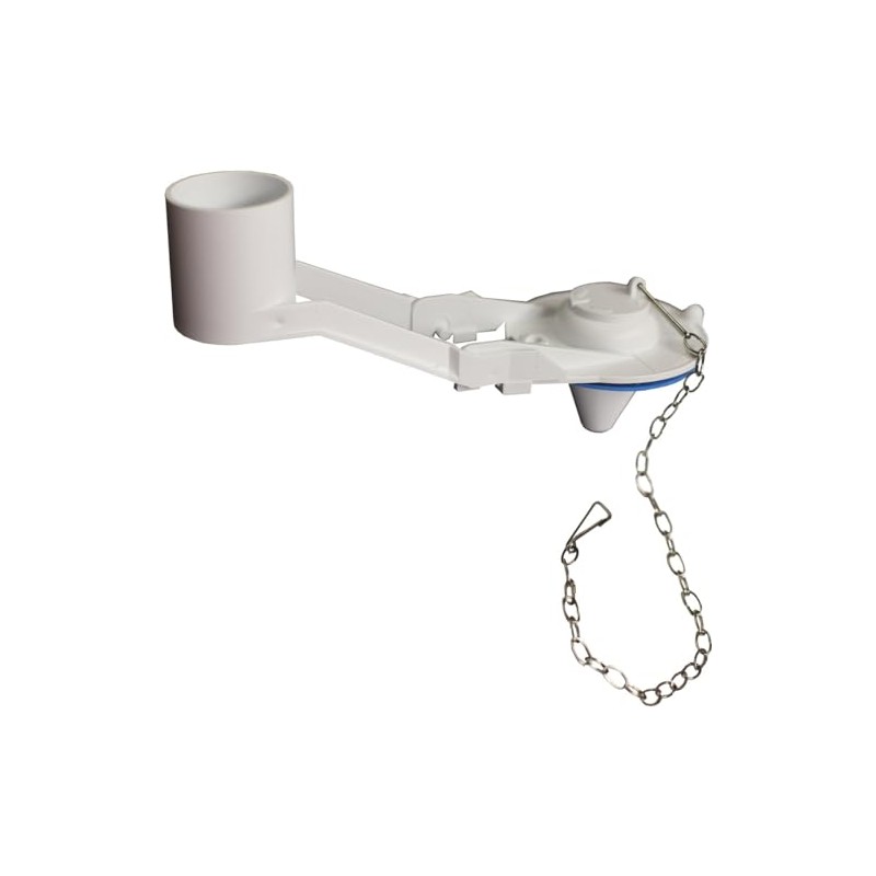 LASCO 04-1541 Coast Style Counter Balance Toilet Flapper with Stainless