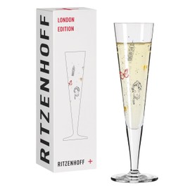 RITZENHOFF London Edition 1072006 Champagne Glass 200 ml Design Champus Flute Multi-Coloured Made in Germany