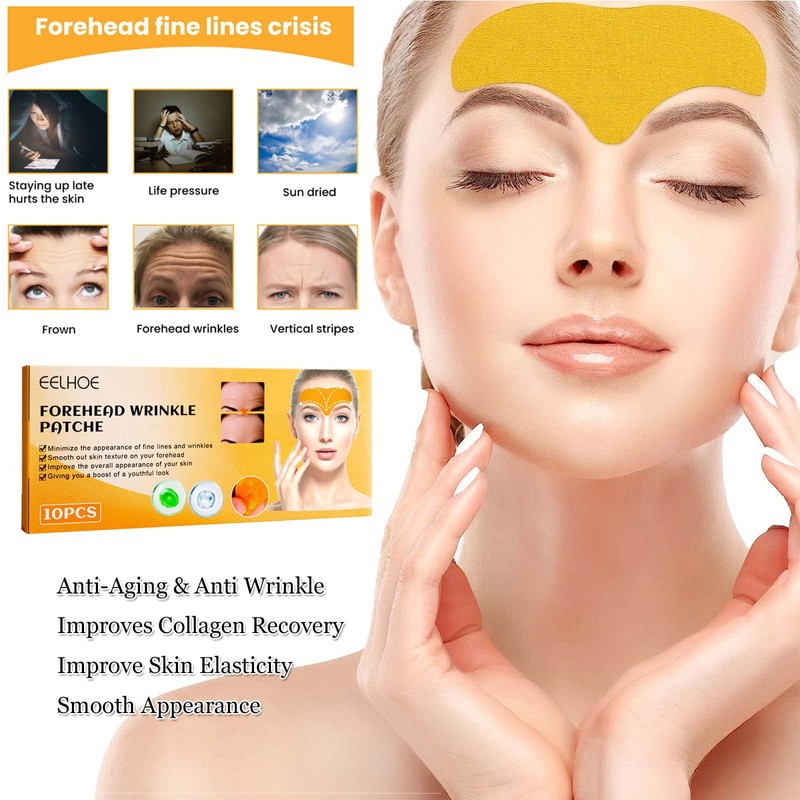 Forehead Wrinkle Remover Patch,Smooth Forehead And Smooth Fine Lines And
