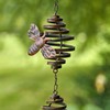 Zaer Ltd. Ornate Hanging Rain Chains (Bronze Finish, Honeycomb)
