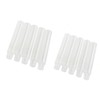 Zhuluck 10Pcs Clear Plastic Chalk Holders Chalk Stick Holder Adjustable