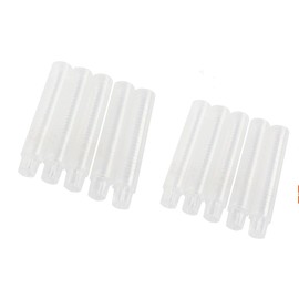 Zhuluck 10Pcs Clear Plastic Chalk Holders Chalk Stick Holder Adjustable Cover Drawing Board Clips for School Classroom Office, School, Writing and Correction Supplies