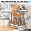 Liuoud Under Sink Organizer Storage 1 pack, 2 Tier Slide